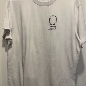 Loyal White Skull Graphic Tee
